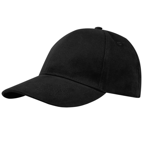 Trona 6 panel GRS recycled cap - Solid black