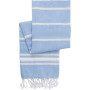 100% Cotton Hammam towel Riyad light blue