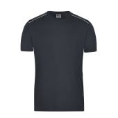 Men's Workwear T-Shirt - SOLID - - carbon - 6XL
