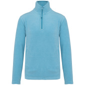 Enzo - Fleece met ritskraag Cloudy blue heather 4XL