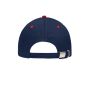 MB6526 5 Panel Sandwich Cap navy/rood/navy one size