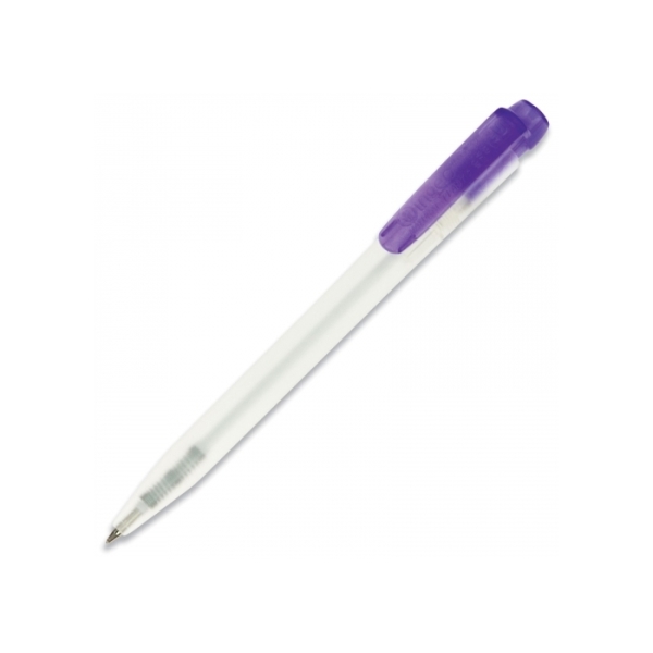 Ball pen Ingeo TM Pen Clear transparent - Frosted Purple