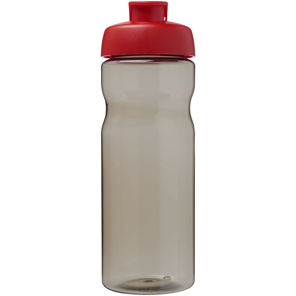 H2O Active® Eco Base 650 ml flip lid sport bottle - Charcoal/Red