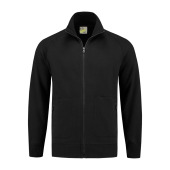 L&S Sweater Cardigan unisex black 3XL