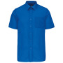 Ace - Heren overhemd korte mouwen Light Royal Blue S