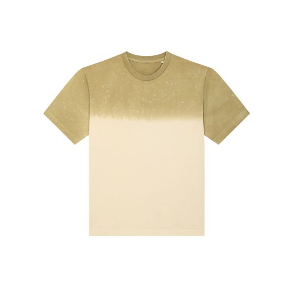 Fuser Aged Dip Dye - Unisex ruim T-shirt met verweerde dip dye