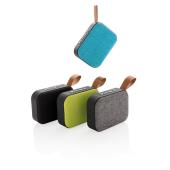 Fabric trend draadloze 3W speaker, groen, zwart