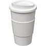 Americano® 350 ml insulated tumbler with grip - White