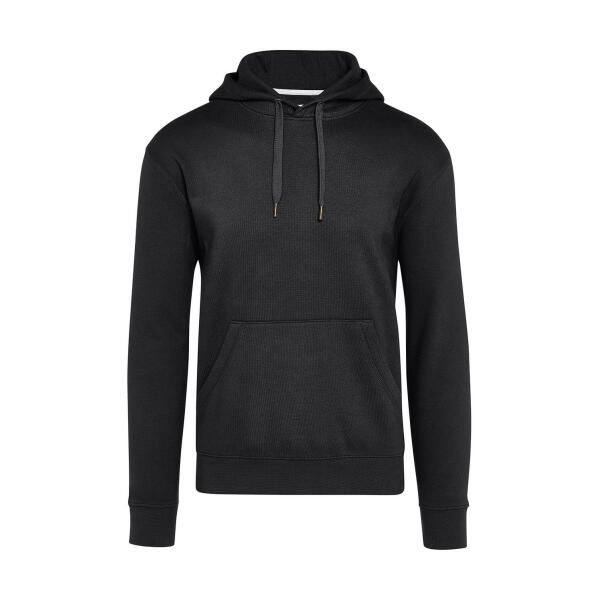 Signature Tagless Hooded Sweatshirt Unisex - Dark Black - L