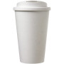 Americano® Recycled 350 ml geïsoleerde beker - Wit/Zwart