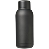 Brea 375 ml vacuum insulated sport bottle - Zwart