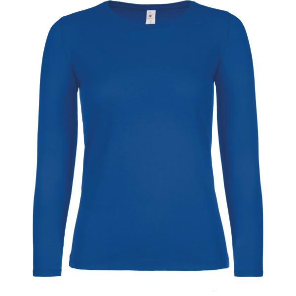 #E150 Ladies' T-shirt long sleeves Royal Blue M
