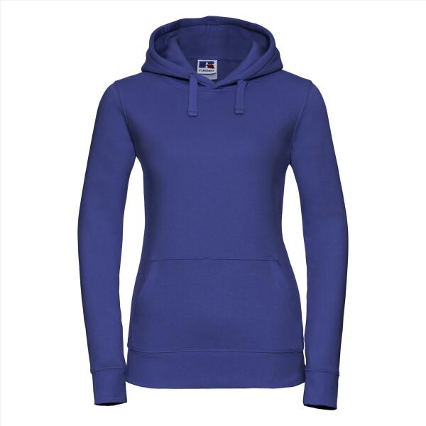RUS Ladies Authentic Hooded Sweat, Bright Royal, XL