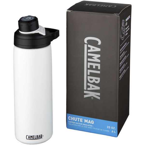 CamelBak® Chute Mag 600 ml koper vacuüm geïsoleerde drinkfles - Wit