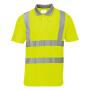 Hi-Vis Polo Shirt, Yellow, XL, Portwest