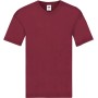 Original-T V-neck T-shirt Brick Red 3XL
