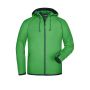 Men's Hooded Fleece - green/navy - S