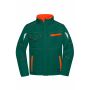 Workwear Softshell Jacket - COLOR - - dark-green/orange - XS