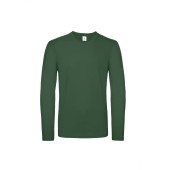 #E150 Men's T-shirt long sleeve Bottle Green 3XL