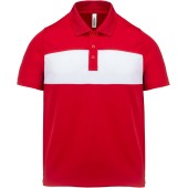 Kinderpolo korte mouwen Sporty Red / White 4/6 ans