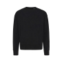 Iqoniq Kruger gerecycled katoen relaxed sweater, zwart (L)