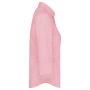 Overhemd in onderhoudsvriendelijk polykatoen-popeline 3/4-mouwen dames Pale Pink S
