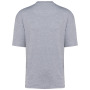 Oversized T-shirt korte mouwen uniseks Oxford Grey S