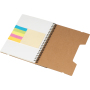A5 Notebook with ruler and sticky notes