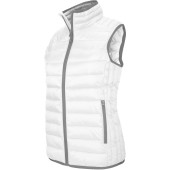 Ladies' lightweight sleeveless padded jacket White XXL