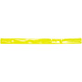 RFX™ Mats reflecterende veiligheidsarmband slap wrap van 38 cm - Neongeel