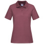 Stedman Polo SS for her 504c burgundy red L