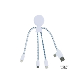 2081 | Xoopar Mr. Bio Eco Charging cable - Wit