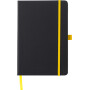 PU notitieboek Charlene geel