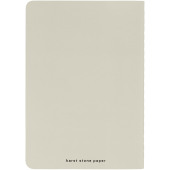 Karst® A6 lommedagbog i stenpapir — blank - Sandfarvet