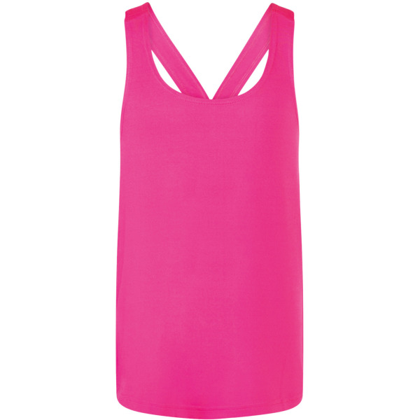 Kids' fashion workout vest Neon Pink 5/6 ans
