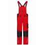 Workwear Pants with Bib - STRONG - - red/black - 94