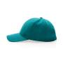 Impact 6 panel 280gr Recycled cotton cap with AWARE™ tracer, verdigris