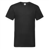 FOTL Valueweight V-Neck T, Black, S