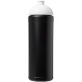 Baseline® Plus grip 750 ml bidon met koepeldeksel - Zwart/Wit