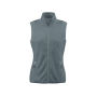 Printer Sideflip lady fleece vest Metal Grey XXL