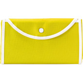Non-woven (80 g/m²) opvouwbare tas Francesca geel