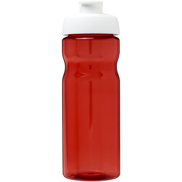 H2O Active® Eco Base 650 ml flip lid sport bottle - Red/White