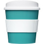 Americano® Primo 250 ml beker met grip - Aqua blauw/Wit