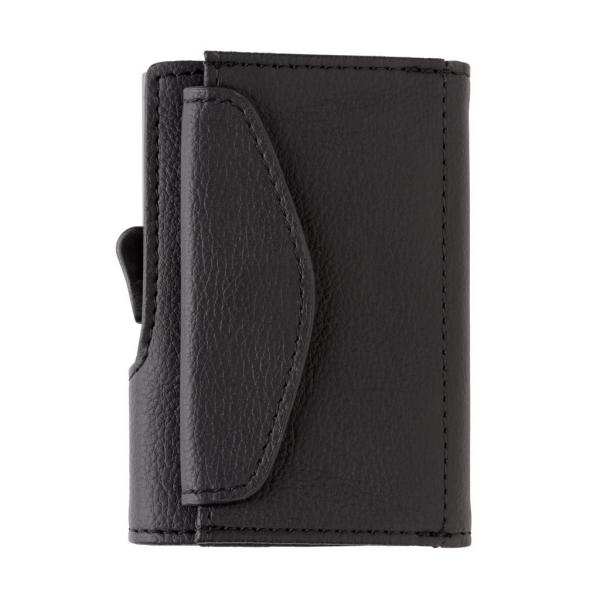 C-Secure RFID kaarthouder & portemonnee met muntvakje, zwart