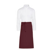 ROME - Recycled Bistro Apron with Pocket - Burgundy - One Size