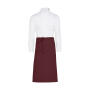 ROME - Recycled Bistro Apron with Pocket - Burgundy - One Size