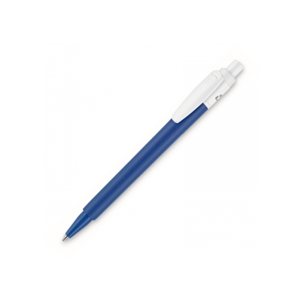 Ball pen Baron 03 colour recycled hardcolour - Blue / White