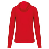 Unisex sportsweater Met Capuchon En Halsrits Red 3XL