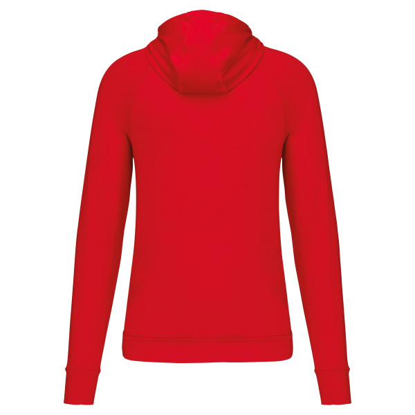 Unisex sportsweater Met Capuchon En Halsrits Red XXL