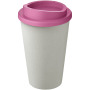 Americano® Eco 350 ml recycled tumbler - White/Pink